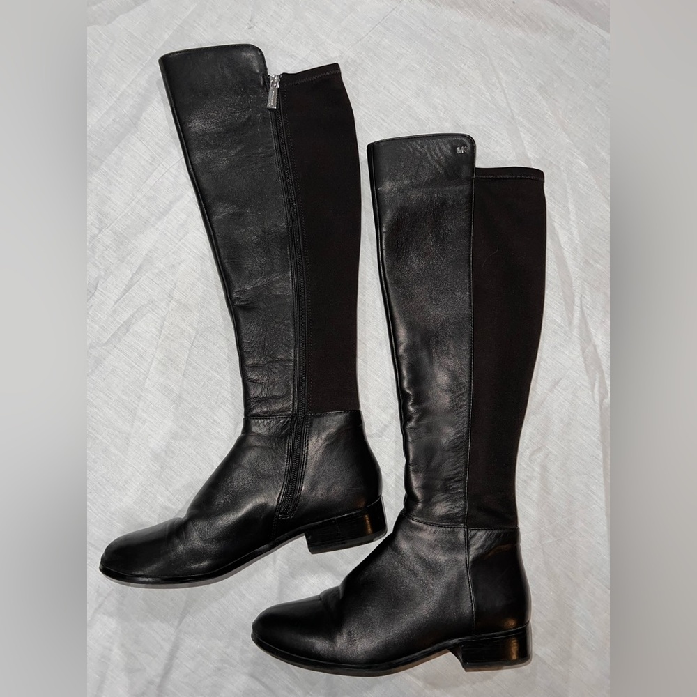 Leather Knee Height Michael Kors Boots